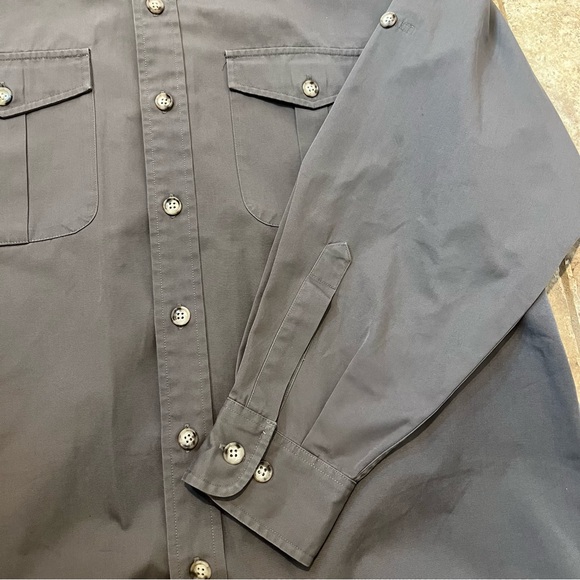 Willis & Geiger Mens Gray Safari Outdoor/Hunting Button Down Shirt- Size Large - Picture 9 of 10